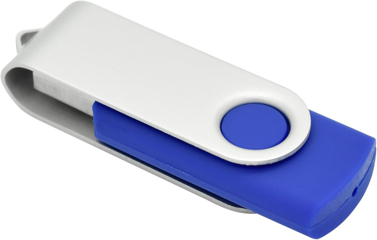 20 Pack 8GB USB Flah Drives Pack USB 2.0 8GB Flash Drive 20 Pack USB Memory Stick-Blue
