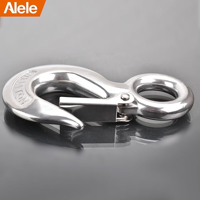 Alele Grab Hooks,1T Crane Scale,Slip Hooks,Stainless Steel Lifting Hook Rigging Accessory (Grab Hooks 1000kg)