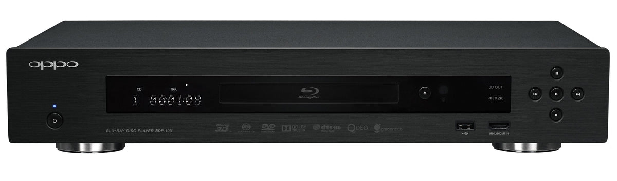 OPPO BDP-103 Universal Disc Player (SACD / DVD-Audio / 3D Blu-ray)