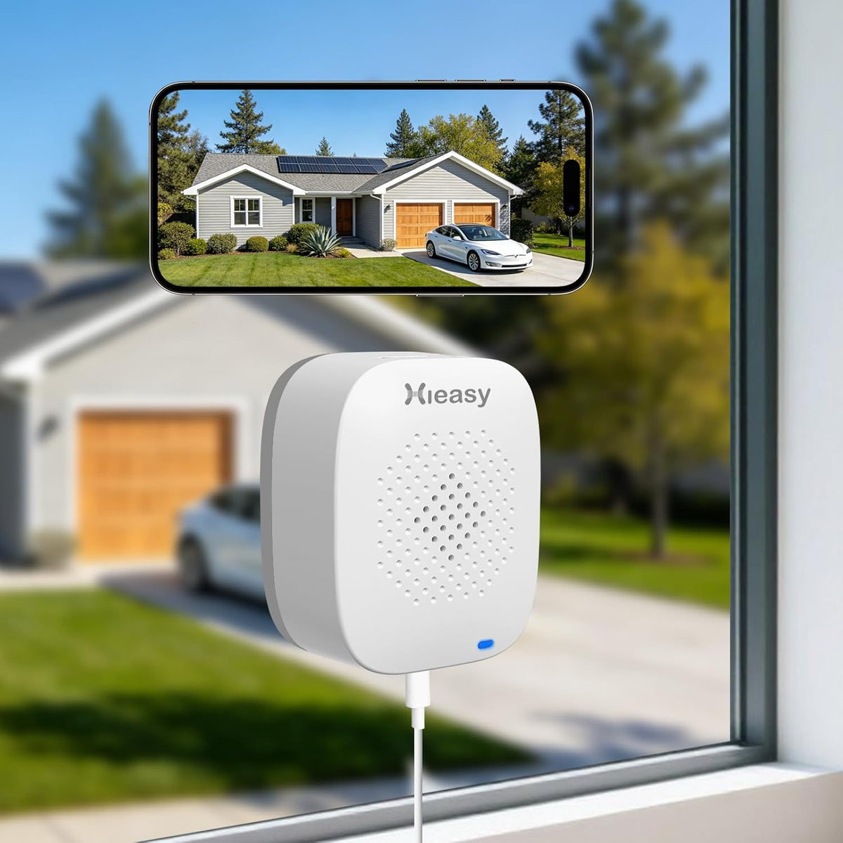 abetap 5MP 3K 2.4GHz/5GHz 24/7 Window Camera, Indoor Camera for Outdoor Monitoring Through Glass, WiFi, Full Night