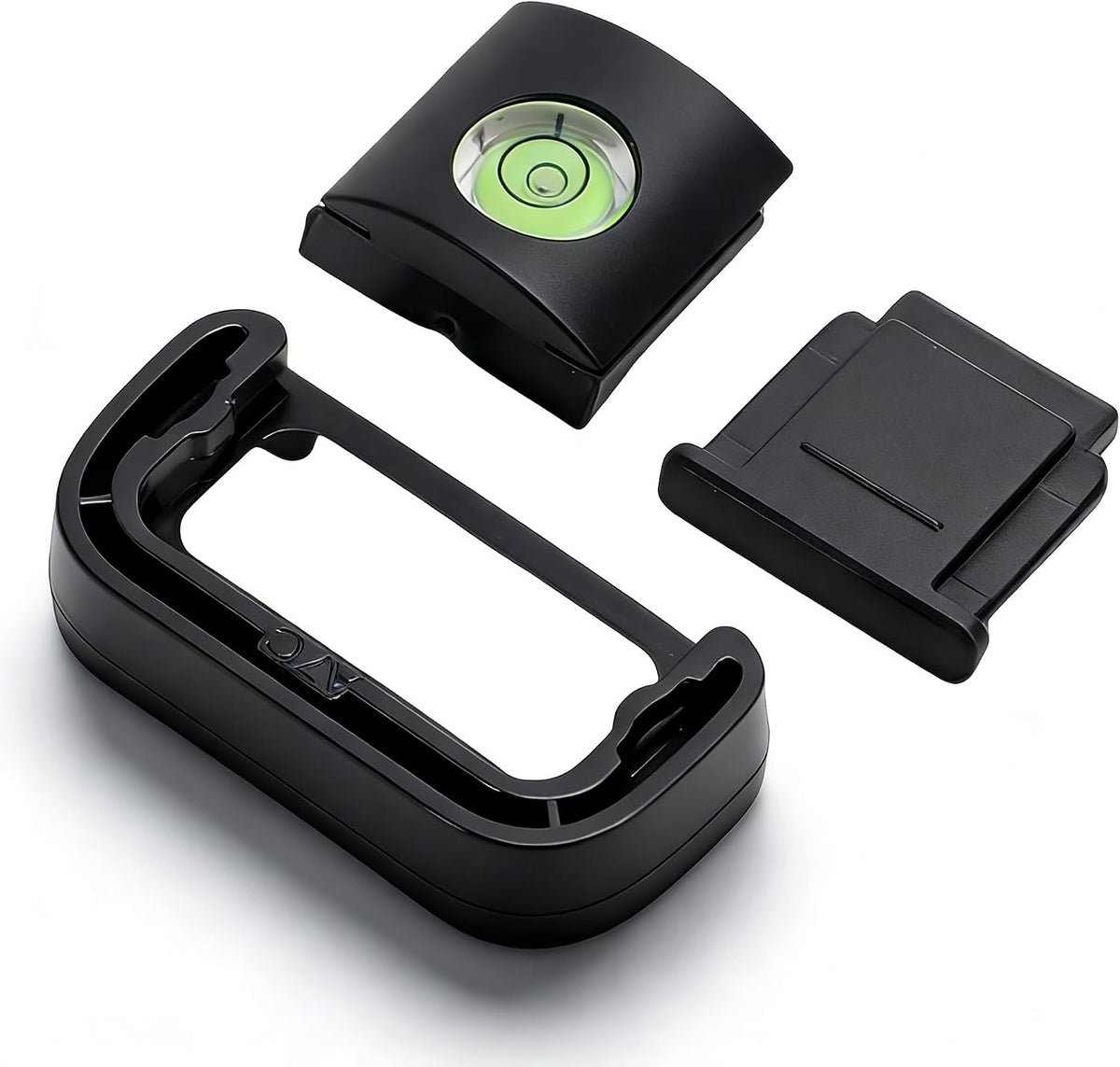 A7C Eyecup Eyepiece Viewfinder for Camera, Camera Hot Shoe Cover Protector Cap with Bubble Spirit Level