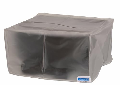 Comp Bind Technology Dust Cover Compatible with HP LaserJet Pro MFP M277DW All-in-One Color Printer, Clear Vinyl Anti Static Cover Dimensions 16.6''W