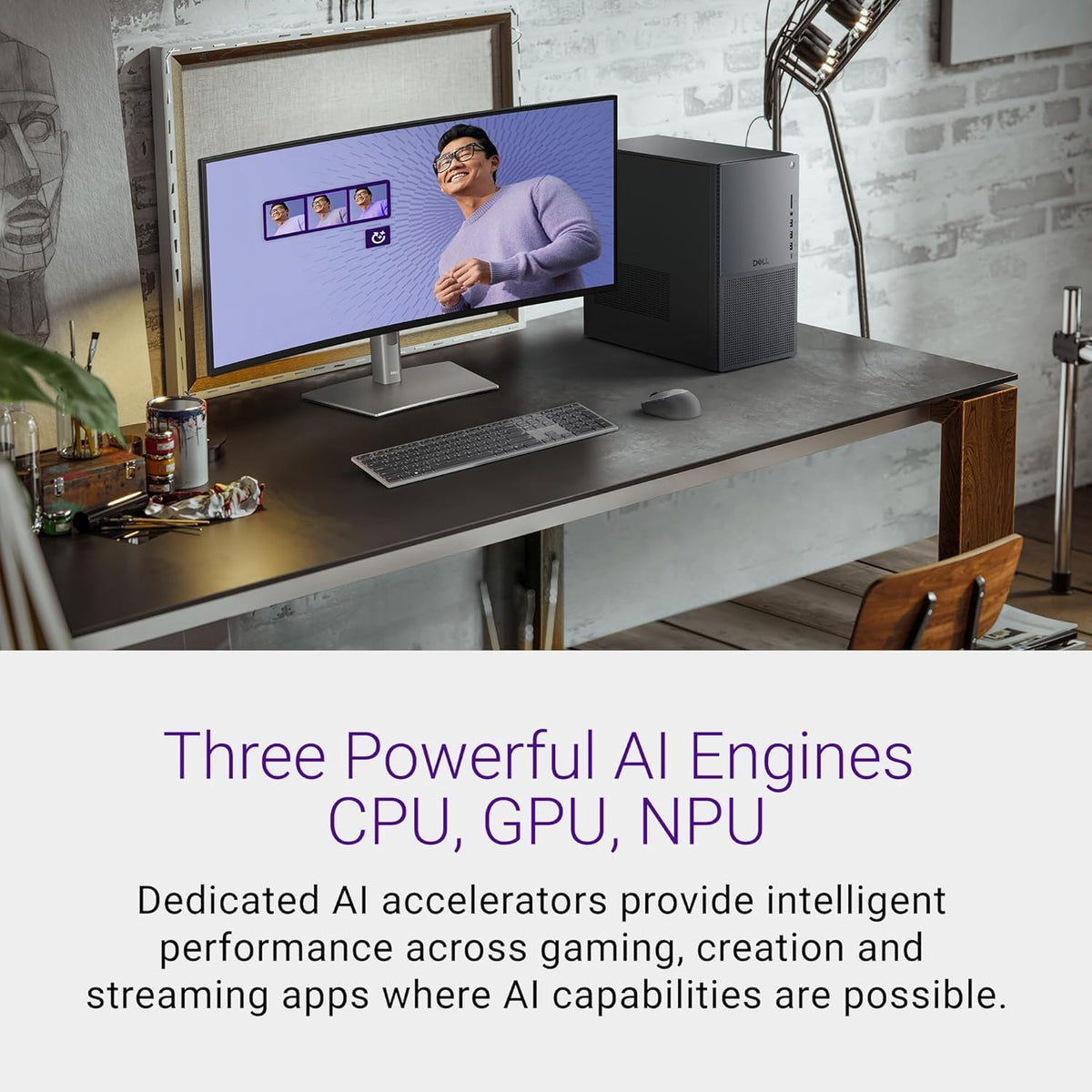 Dell Tower Plus EBT2250 Desktop Computer - Series 2 Intel Core Ultra 9 285 24-Core Processor up to 5.6 GHz, 64GB DDR5 RAM, 8TB SSD, Intel UHD Graphics 770, Windows 11 Home, Graphite - EBT 2250