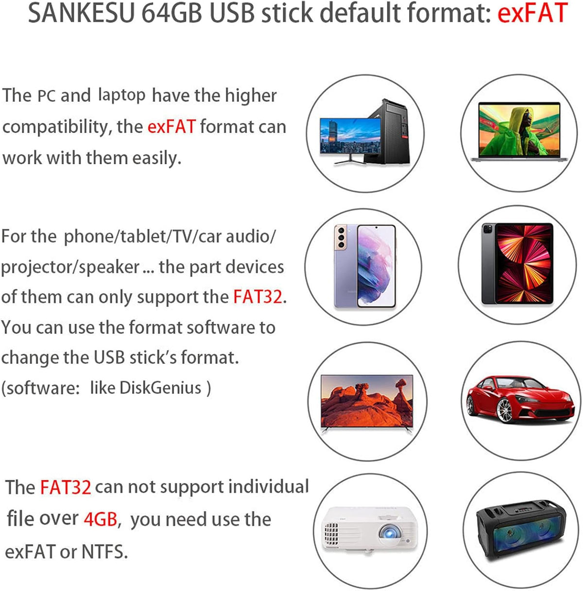 64GB 3.0 USB C Flash Drive, USB-A & Type-C OTG Thumb Stick, Dual Memory Sticks Compatible with PC/Laptop/Type C Cell Phone and Tablet (Silver/Blue)