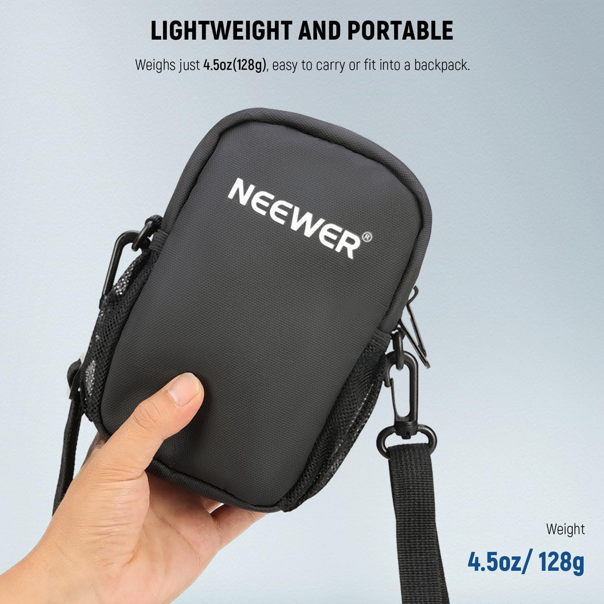 NEEWER Camera Sling Bag, Water Resistant Lightweight Compact Travel Case Crossbody for Photographers, Compatible with DJI Osmo Pocket 3 DSLR