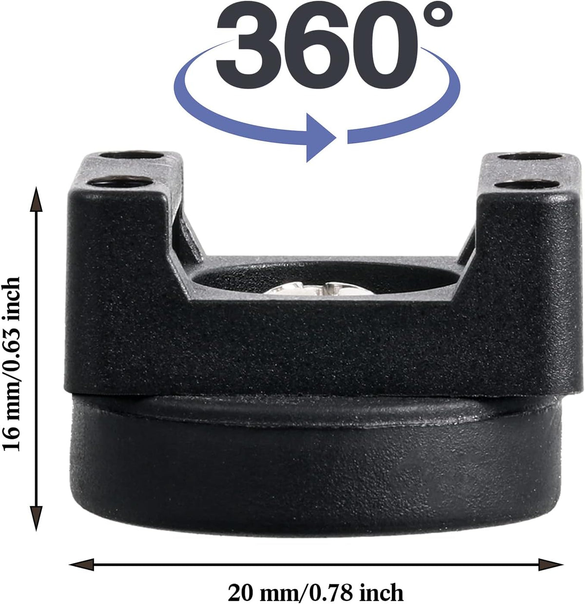 12 (22 mm) Yookeer Pcs Magnetic Zip Tie Mount Base Black Magnetic Cable Clips Wire Holder Multipurpose Cable Ties