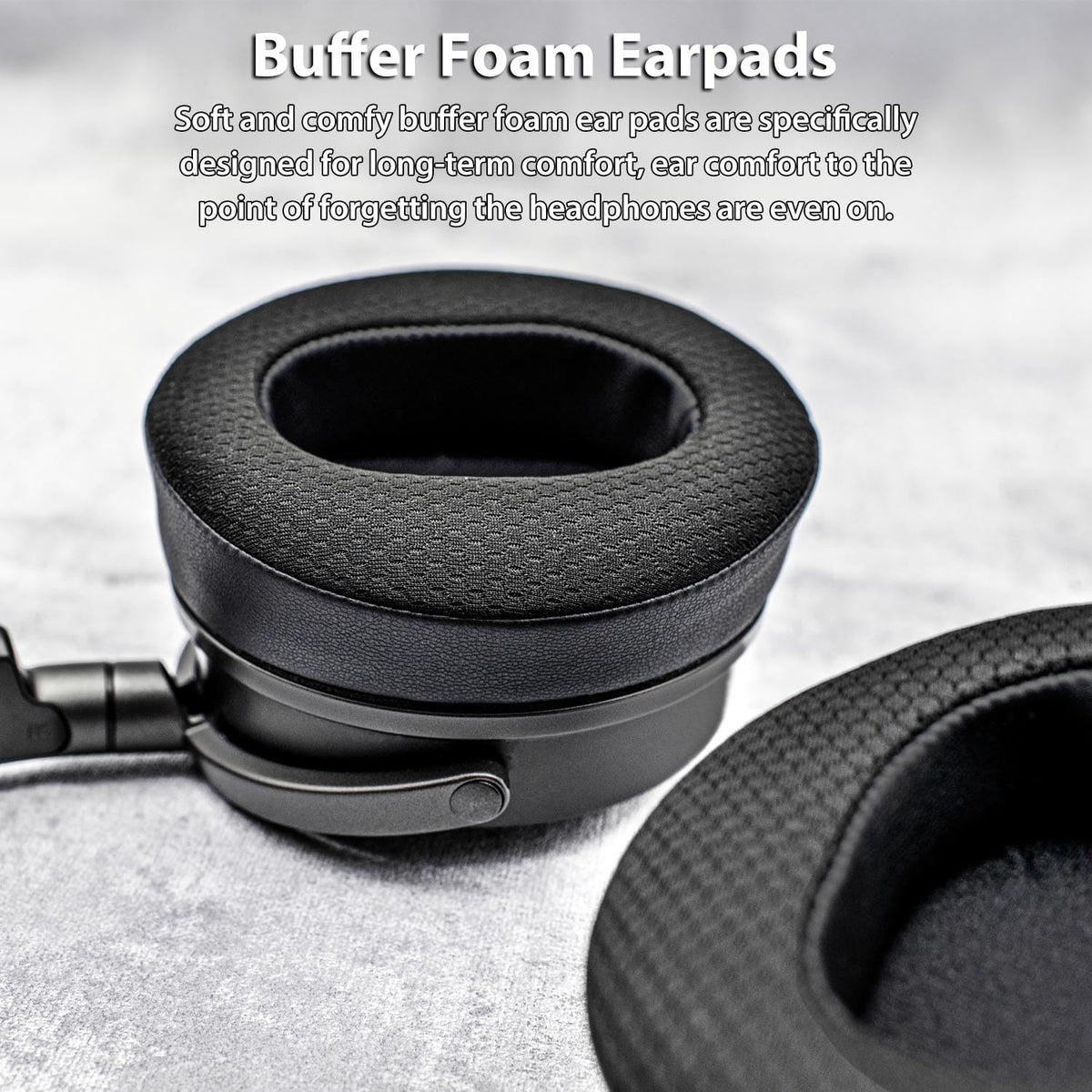 TRANSTEK Replacement Earpads Compatible with Audeze Maxwell Headphones, Maxwell Replacement Ear Cushion, Thickness and Noise Isolation Foam (Cooling Gel Mesh)