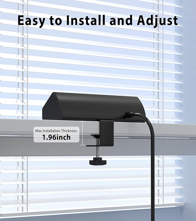 Jgstkcity Desk Clamp Power Strip USB C 45W,8 USB,10FT Cable,Black