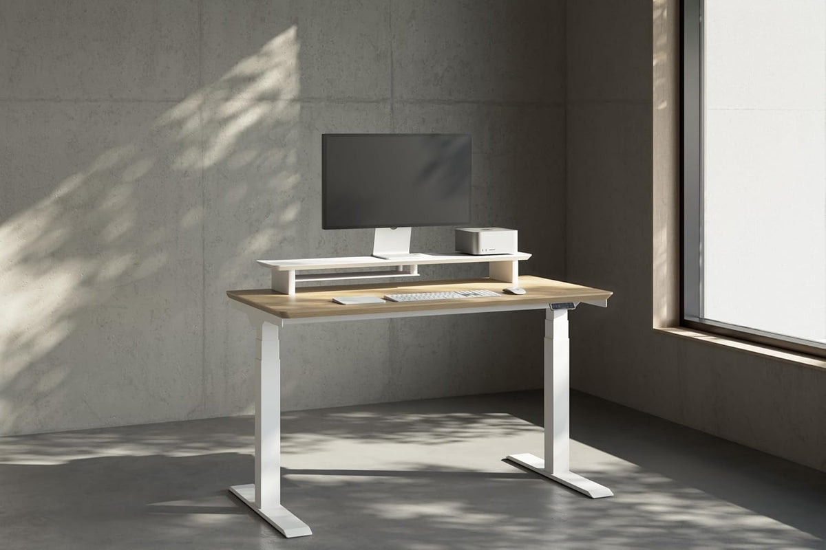 desk monitor stand (All　White, Large)
