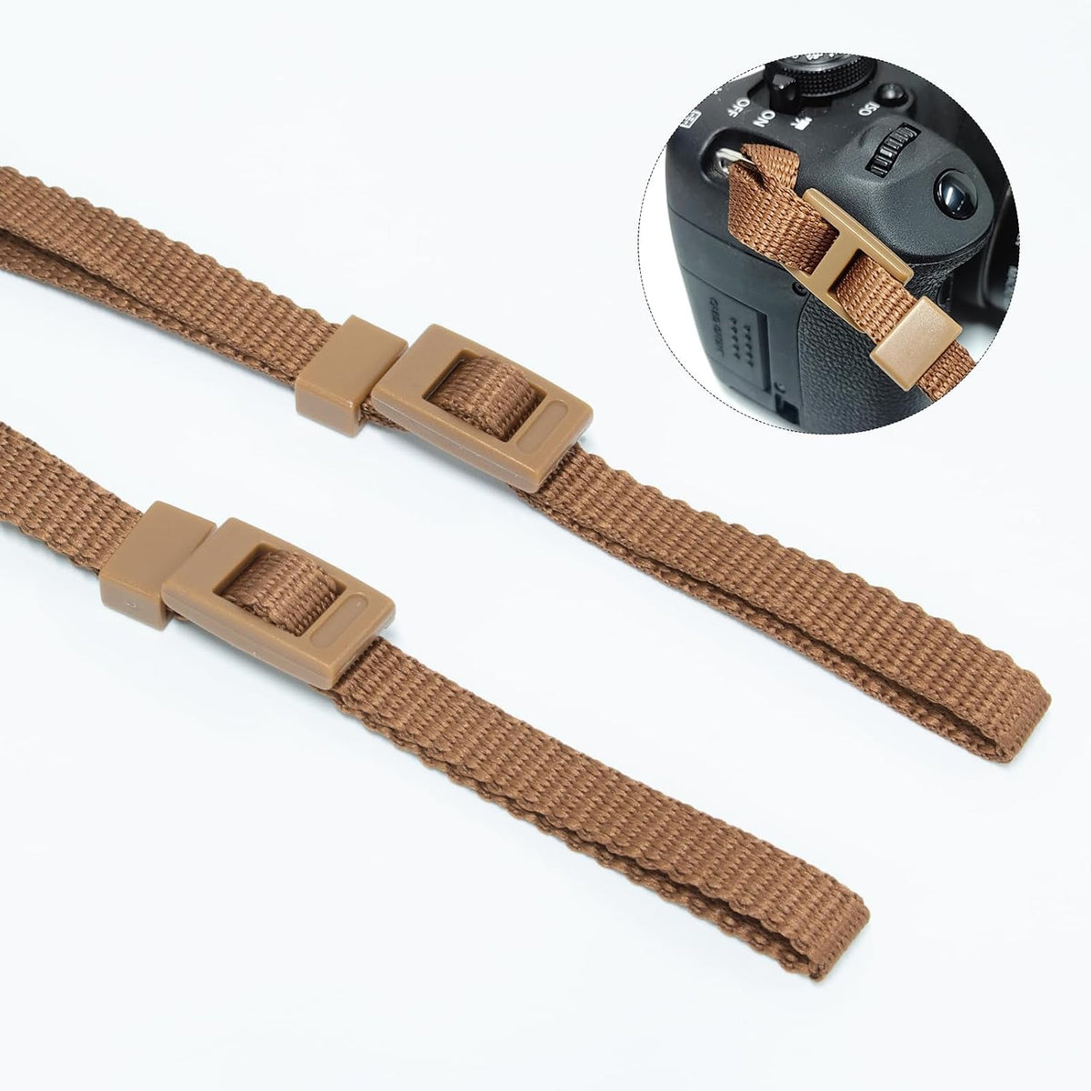 1 Pack, TENOC Vintage Camera Strap Canvas Herringbone Neck Shoulder Strap with Quick Release Buckles
