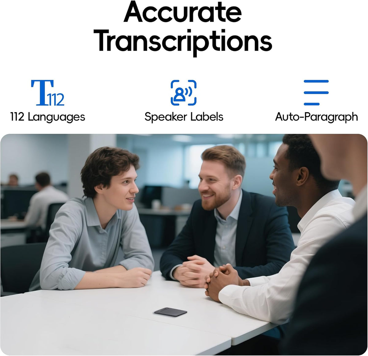 AI Voice Recorder, Parkuetechno Voice Recorder with Case, App Control, Transcribe & Summarize with AI Technology, 64GB Memory, Supports 140 Languages, Audio Recorder for Phone Calls Lectures