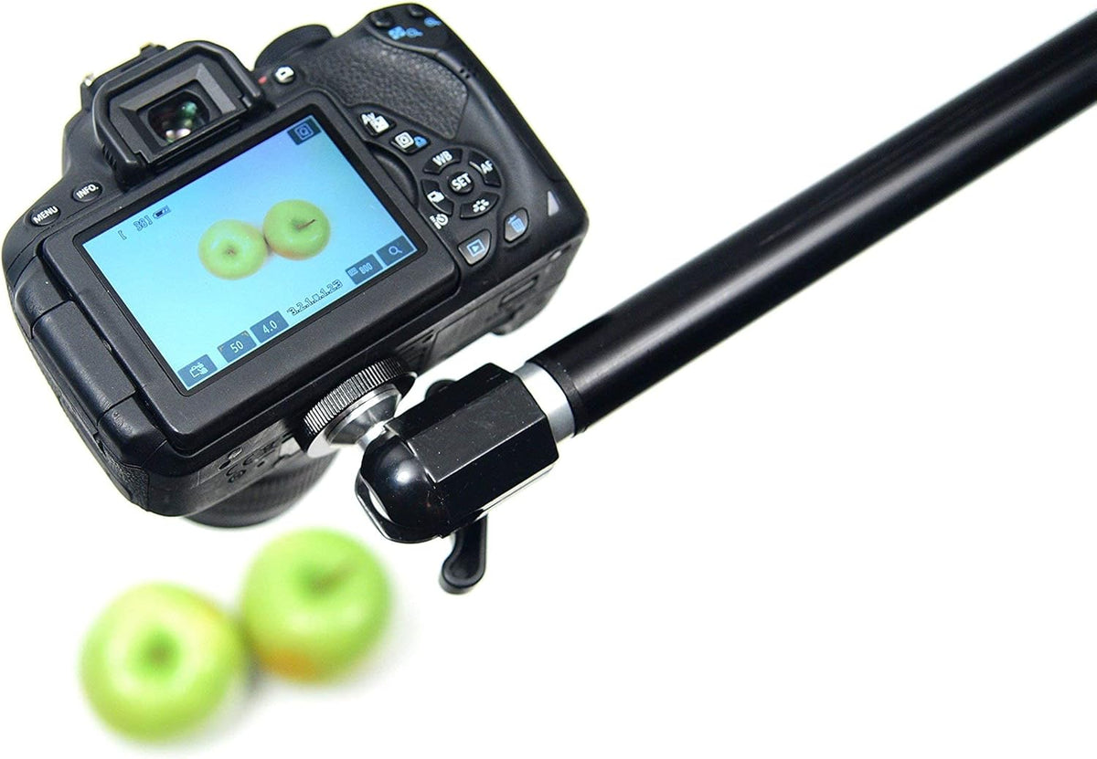 Glide Gear OH 50 Overhead Mount – DSLR, iPhone – 36" Arm, Tripod Extension, Ball Head, Heavy-Duty Metal