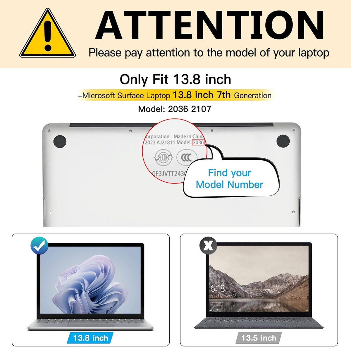 FILMEXT Privacy Screen for Microsoft Surface Laptop 13.8 inch 7th Generation Model 2036/2107, Anti-Spy Filter Anti-Glare (for Surface Laptop 7th 13.8" Privacy Screen Protector 2024)