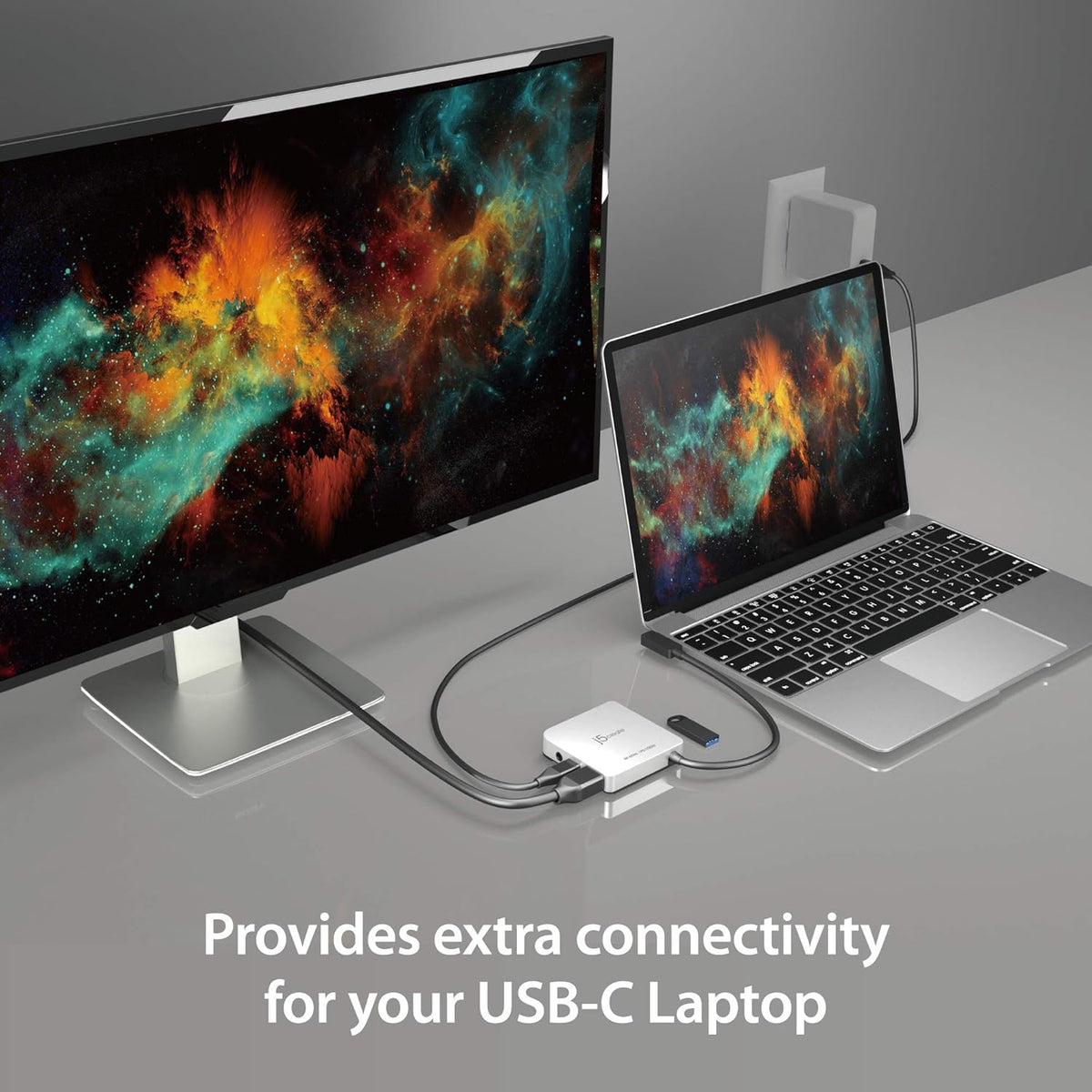 j5create iPad Pro USB C Hub- 6-in-1 Travel Dock for iPad Pro 12.9”/11”, with 4K@60Hz HDMI, USB C PD Charging 100W & Data, USB A 3.1, SD and microSD Card Reader, 3.5mm Headphone Jack (JCD612)