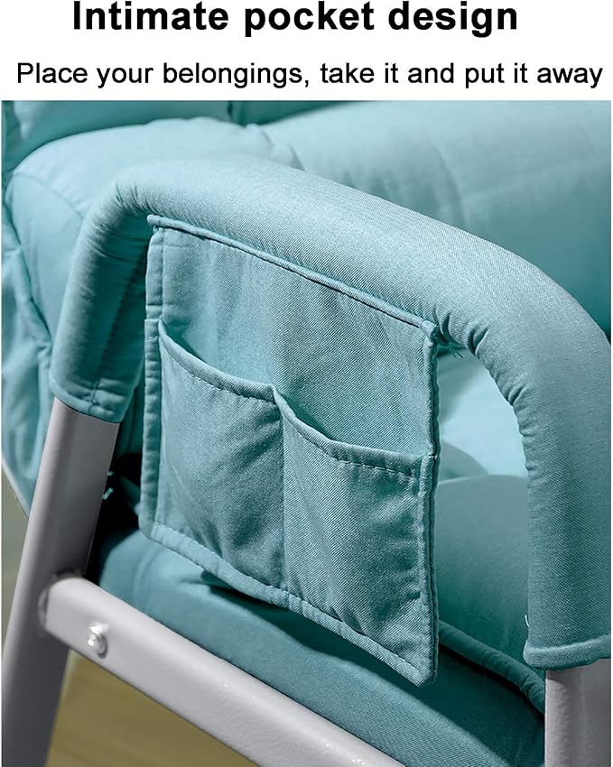 Office Chair Gaming Chair Computer Chair Tufted Executive Chair with Thick Seat and FootrestUpholstered High Back Conference Chair 360° SwivelFabric Office ChairErgonomic Computer Chair H