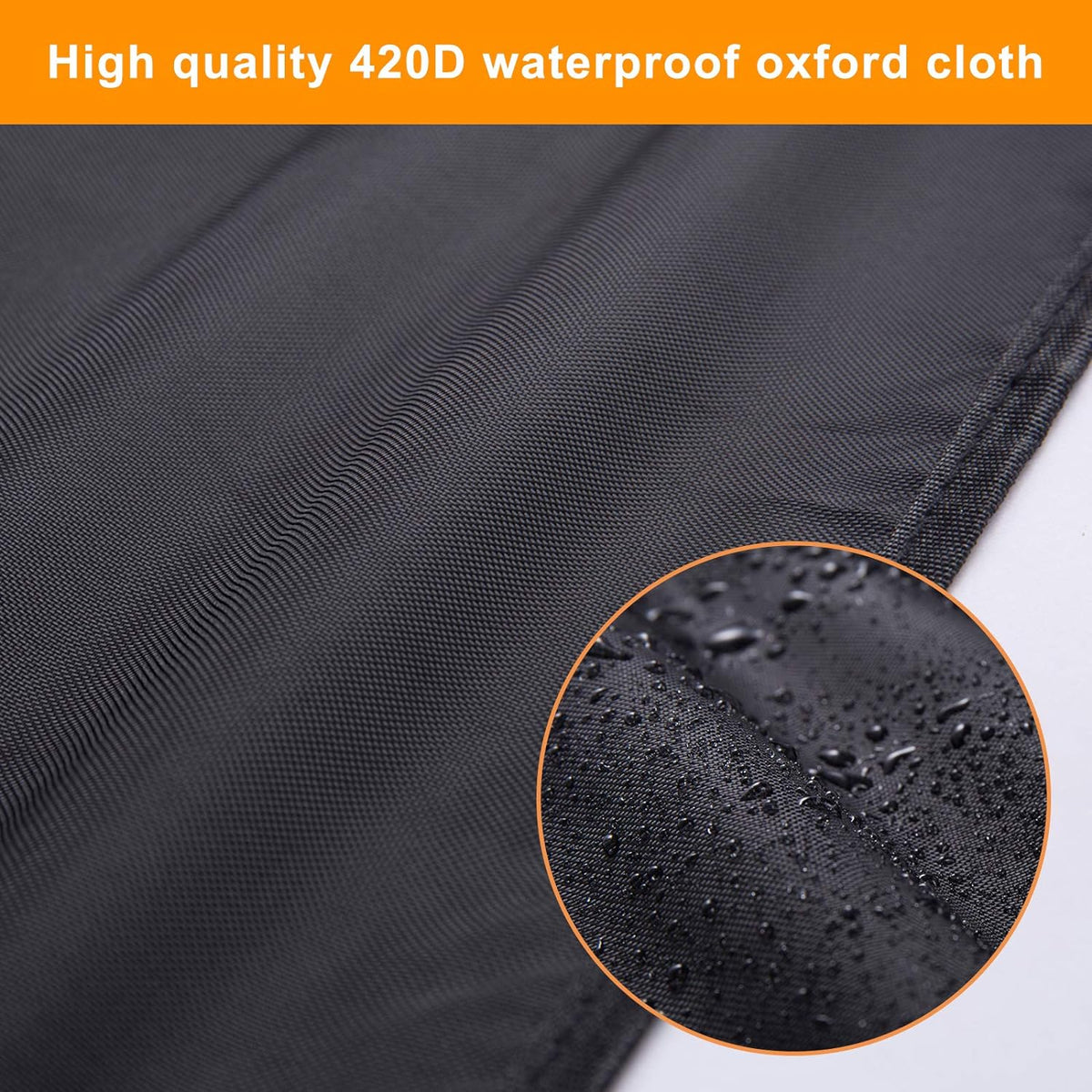 2Pack Waterproof Computer Monitor Dust Cover, Luxiv Black Full Body Cover for Computer Screen Protective Sleeve