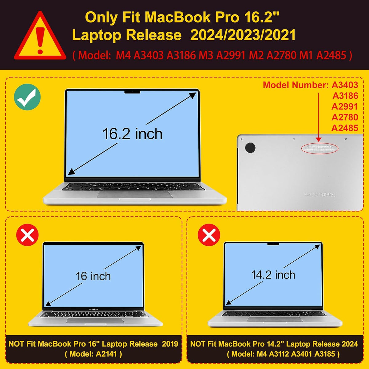 Mektron Case for MacBook Pro 16" M4 A3403 A3186 M3 A2991 M2 A2780 M1 A2485 (2021/2023/2024) Pro/Max with Touch ID, Hard Shell Plastic Laptop Cover Keyboard Cover Screen Protector, Line Chrysanthemums