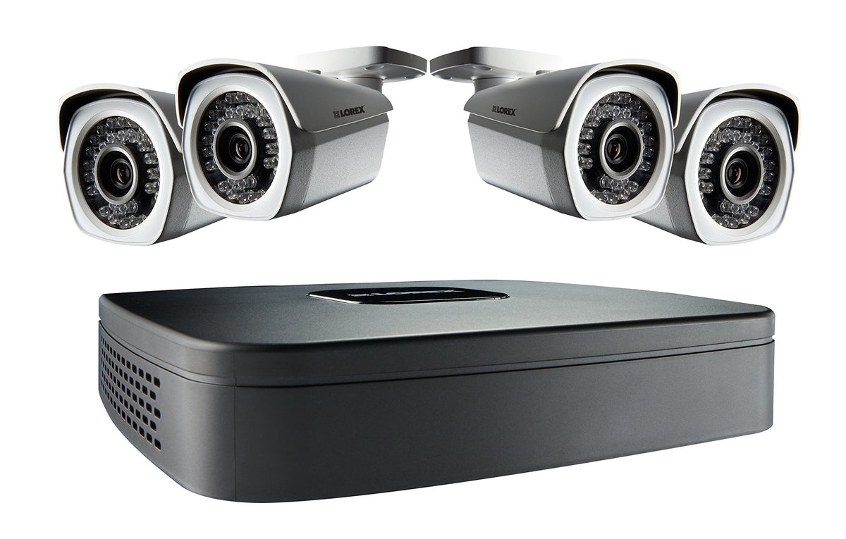 Lorex LNR1141TC4 4Ch 1TB Cloud Connect with 4 x 1080p HD Cameras (Black)