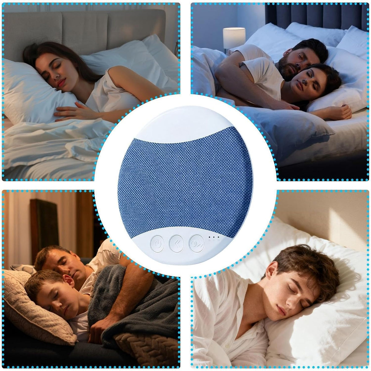 Generic Sleep Speaker Under Pillow - Wireless Sound Device,Thin Speaker with White Noise | for Home Bedroom Dorm Hotel