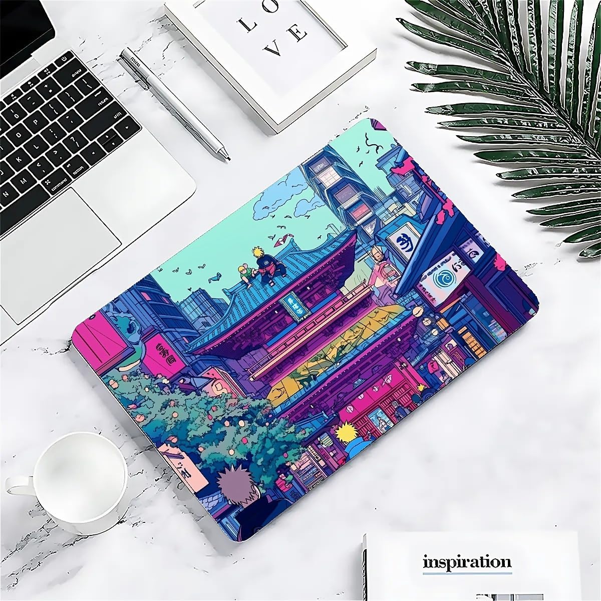 Compatible with MacBook Air 13.3 13.6 Inch Case 2022 2021 2020 2019 Plastic Hard Shell Case Cover,13.3 Pro(A1706/A1708/A1989/A2159/A2289/A2338), Traditional Japanese Architecture