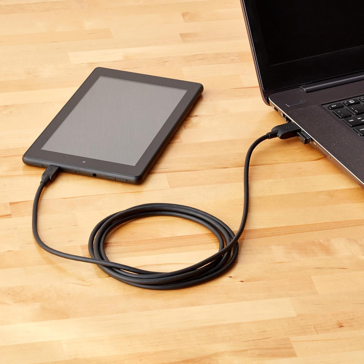 2-Pack 480Mbps 2.0, 6 Amazon Basics USB-A to Micro USB Cable, Android Charger, Transfer Speed, Gold-Plated Connectors
