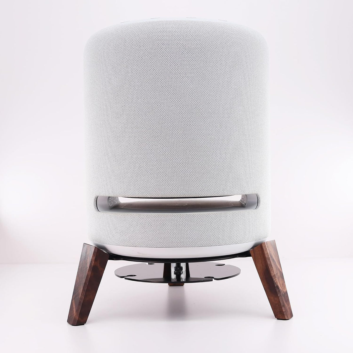 Alloery 2nd/1st Wooden Stand for Echo Studio and Homepod Gen Smart Speaker, Stable Desktop Mount for Better Sound