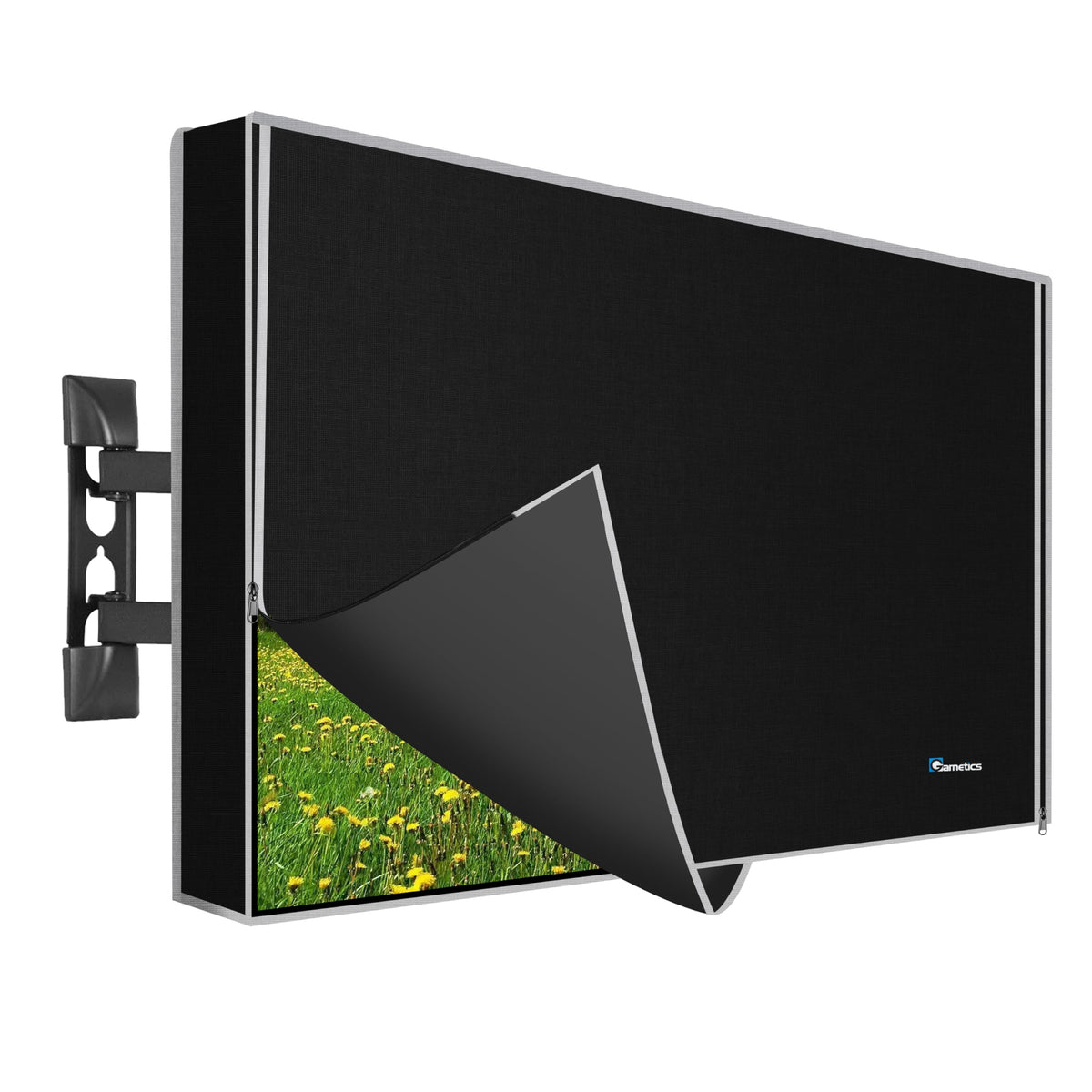 Outdoor TV Cover 65 Inch Waterproof and Weatherproof | TV Cover for Outside 65 | Outdoor TV Enclosure | Smart Shield TV Screen P
