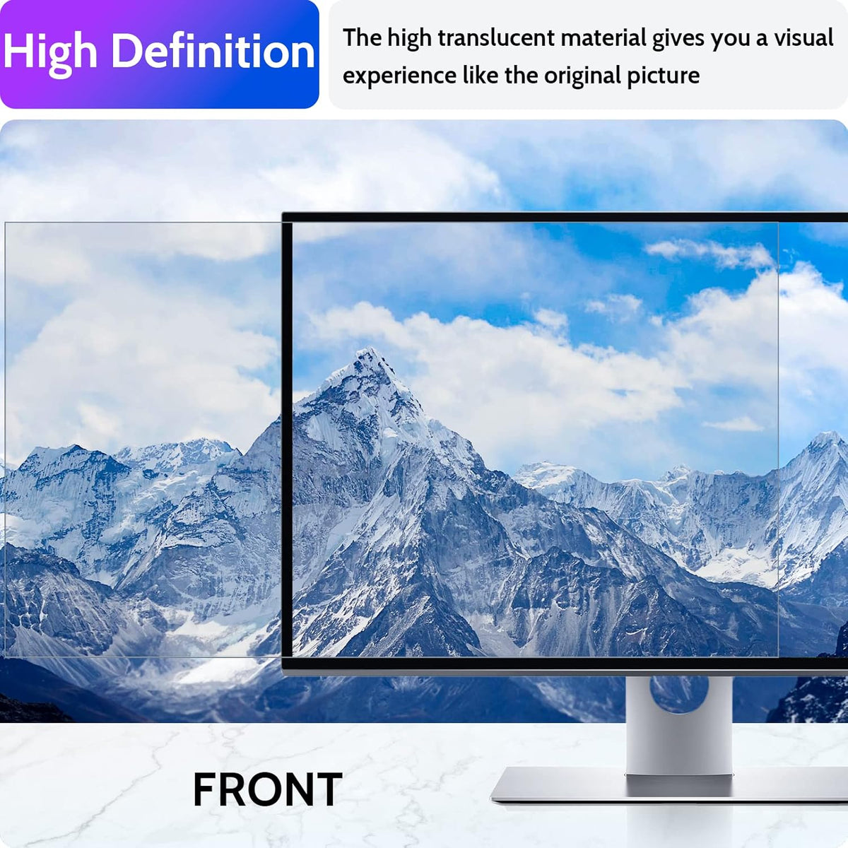 Computer Privacy Screen 19 Inch for 5:4 Standard Monitor, Removable 19inch Anti Blue Light Glare Shield Monitor Privacy Filter (14 13/16" x 11 7/8")