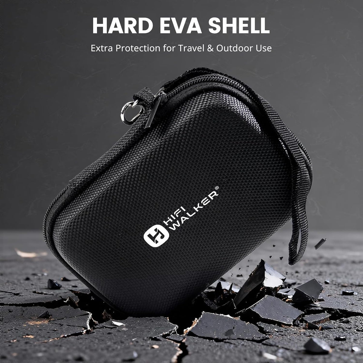 HIFI WALKER MP3 H2, H2 G7, Player Case Compatible with Touch and Portable Hard EVA Carrying Case for Earphones, USB