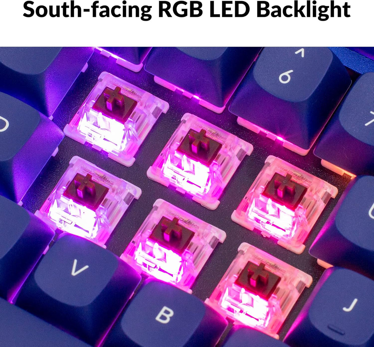 Keychron Q3 RGB Tenkeyless Layout 87-Key QMK/VIA Programmable Macro Hot-swappable Wired Custom Mechanical Keyboard with Gateron G Pro Red Switch Double Gasket Compatible with Mac Windows Linux(Blue)