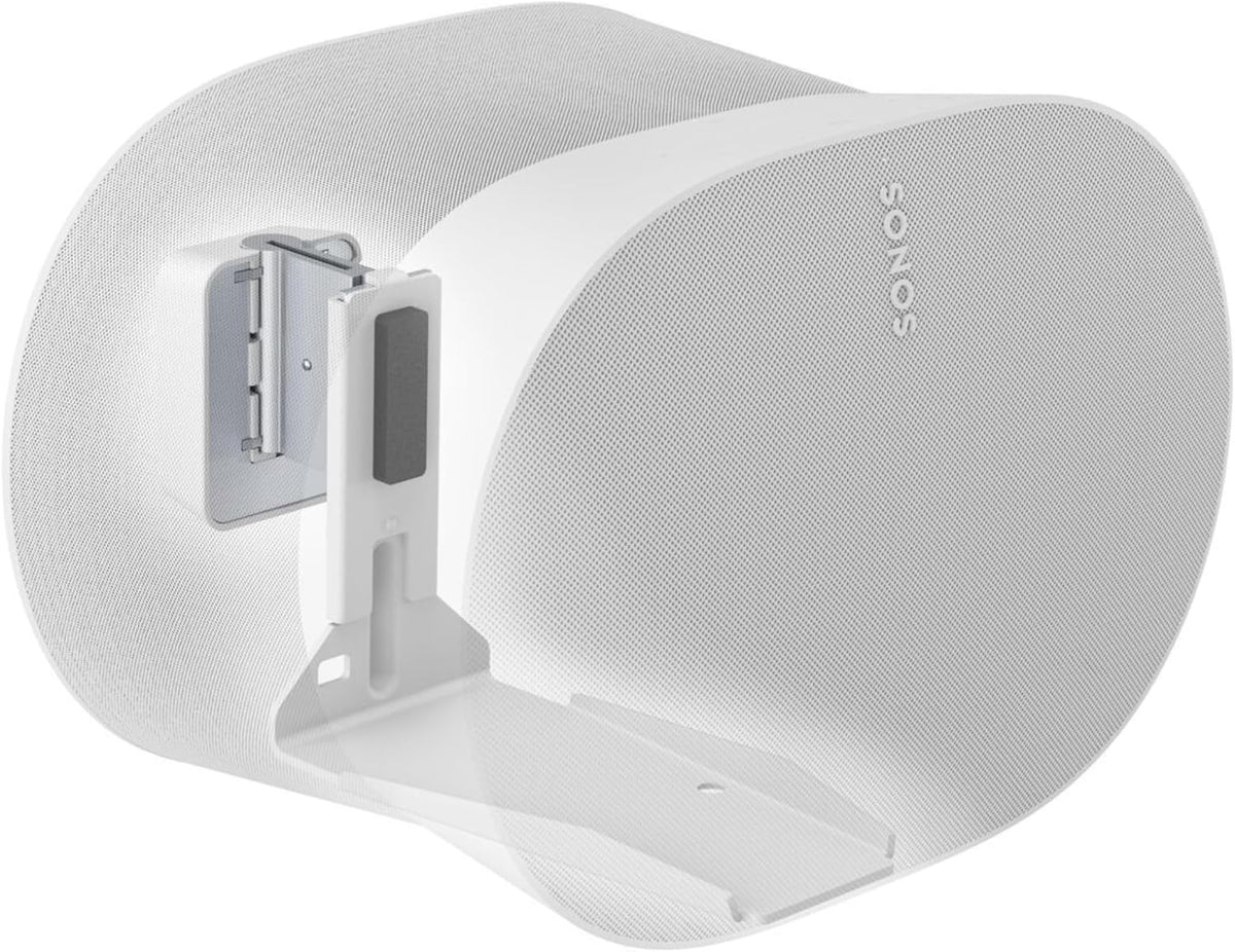 Vogel's SWM 4131 Speaker Wall Bracket for Sonos ERA 300, Max. 11 lbs (5 kg), Tiltable -30º/+30º, Swivels up to 60º (Left/Right), White, 1 Bracket