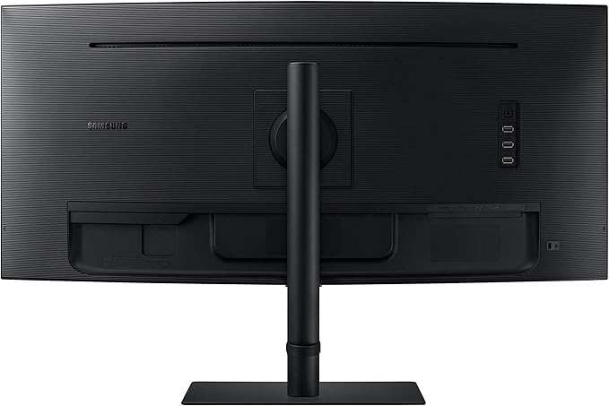 Samsung Business S65UA Series 34 Inch Curved WQHD 3440x1440 Computer Monitor HDR10 100 Hz USB-C DP Daisy Chain HDMI 2.0 USB 3.0 Hub (S34A654UXN) Black