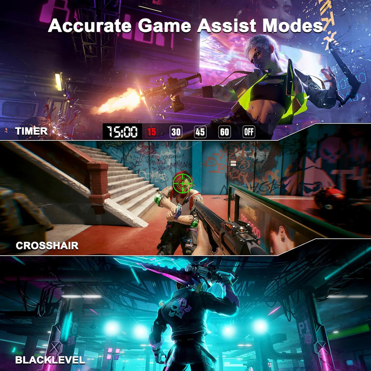 SANSUI 27 Inch WQHD 2560 x 1440 IPS Gaming Monitor, 180Hz 1ms Computer Monitor, DP 1.2 x2 | HDMI 2.0 x2 | VESA Mount, 120% sRGB HDR Eye Care Metal Stand (DP Cable Included)