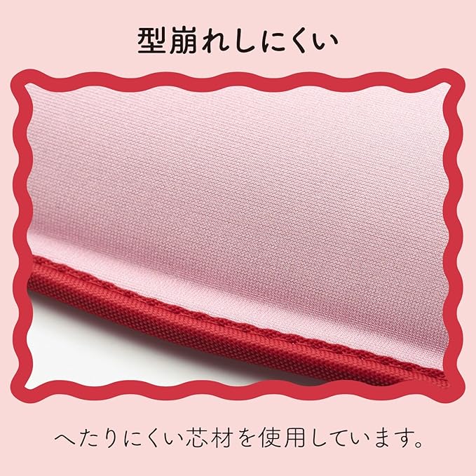 Elecom MOH-UKM01PN Mouse Pad Wrist Rest Wave UKIU Pink