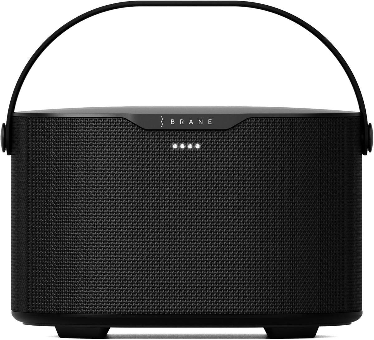 Brane Audio Brane X Smart Speaker, Portable Wireless Bluetooth Speaker, Internal RAD Subwoofer, 12 Hrs Playback, Waterproof IP57