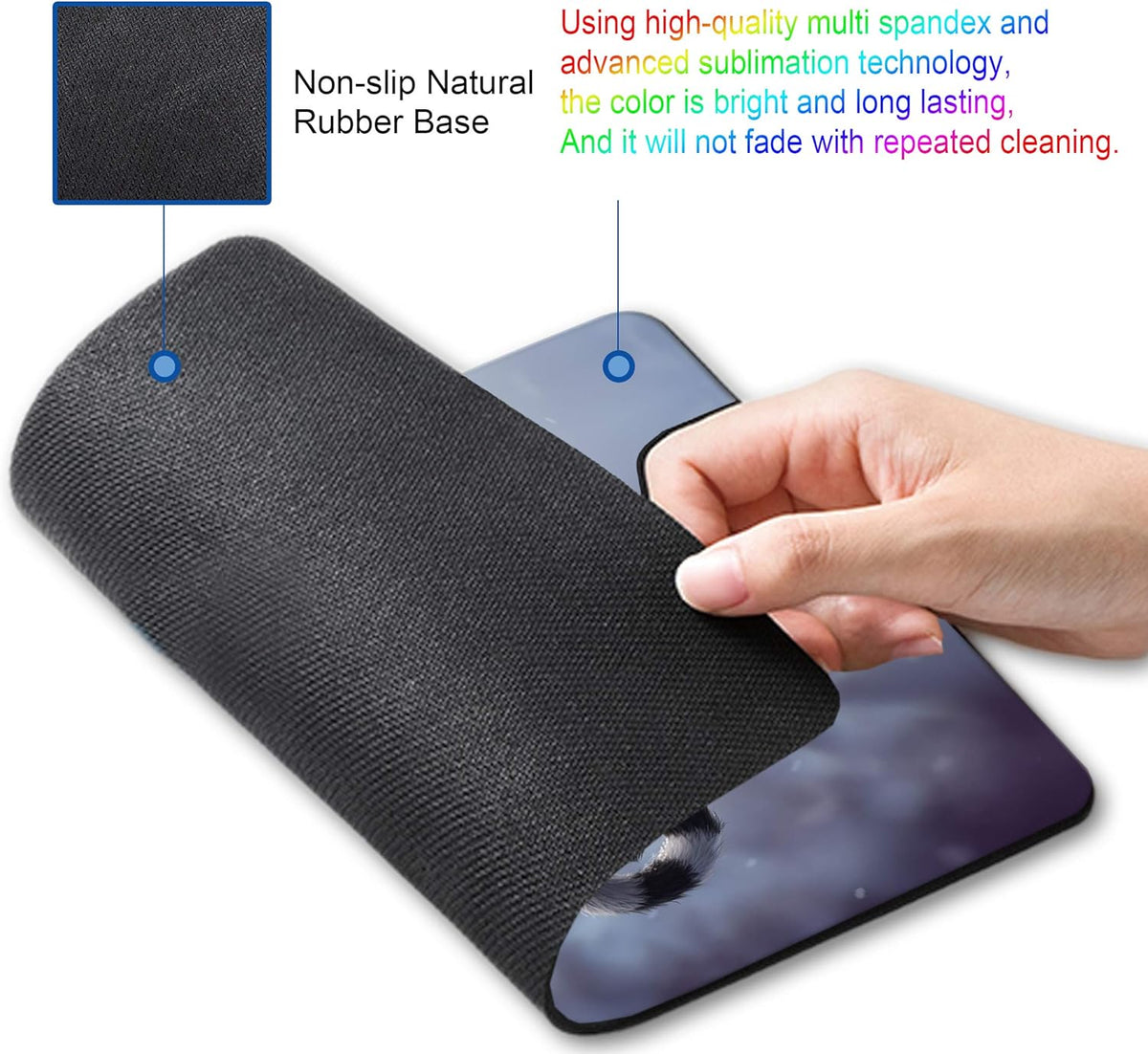 Cute Animal Monkey Mouse pad Computer Mouse Pads with Design Personalized Mousepad for Laptop Computer Office Decoration Accessories Gift