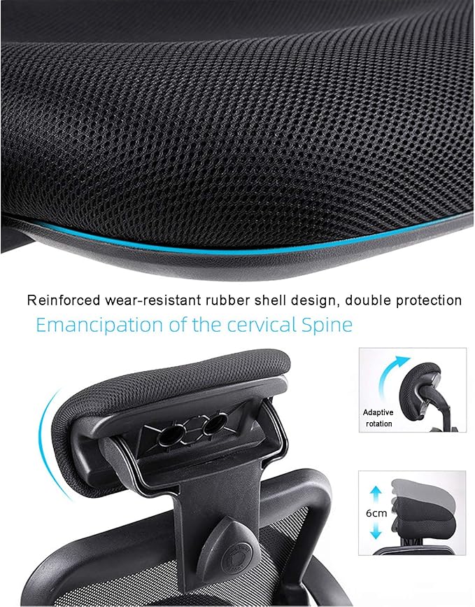 Office Chair Gaming Chair Computer Chair High Back Computer Chair Executive Swivel Chair Height Adjustable Desk Chair with Lumbar SupportBreathable Mesh Recliner Chair Gaming Chair for Men