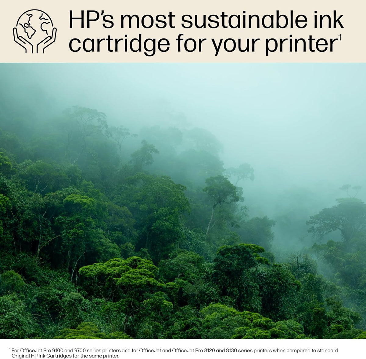 HP 923e Black EvoMore Ink Cartridge Printers | Works with Printer Series: OfficeJet 8120, OfficeJet Pro 8130 | Carbon Neutral | 4K0T7LN