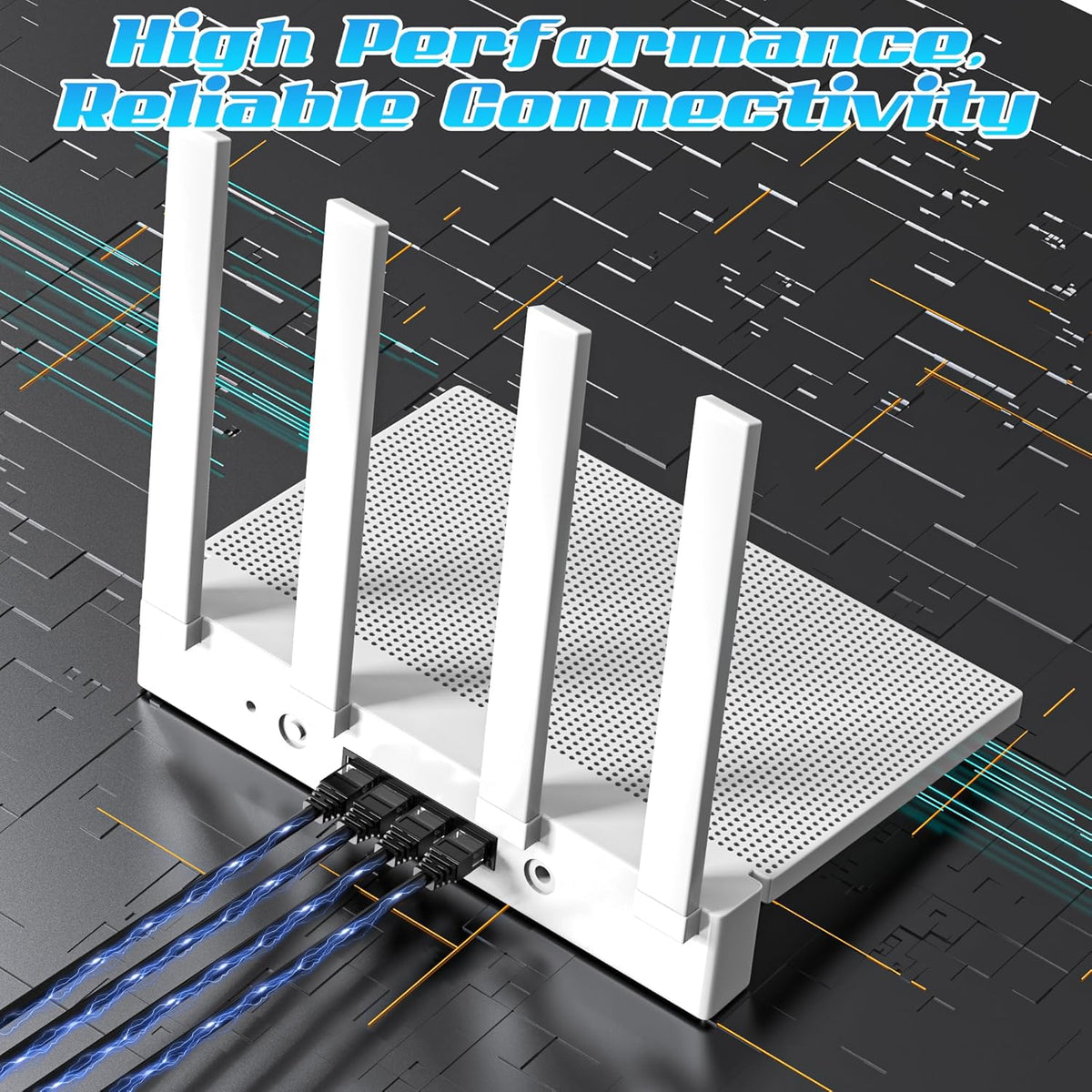 30FT Cat6 6 Cat6 24AWG 25 Ethernet Cable, Cat Patch Cable, Internet Cable, UTP Network Cable, Indoor and Outdoor, PoE