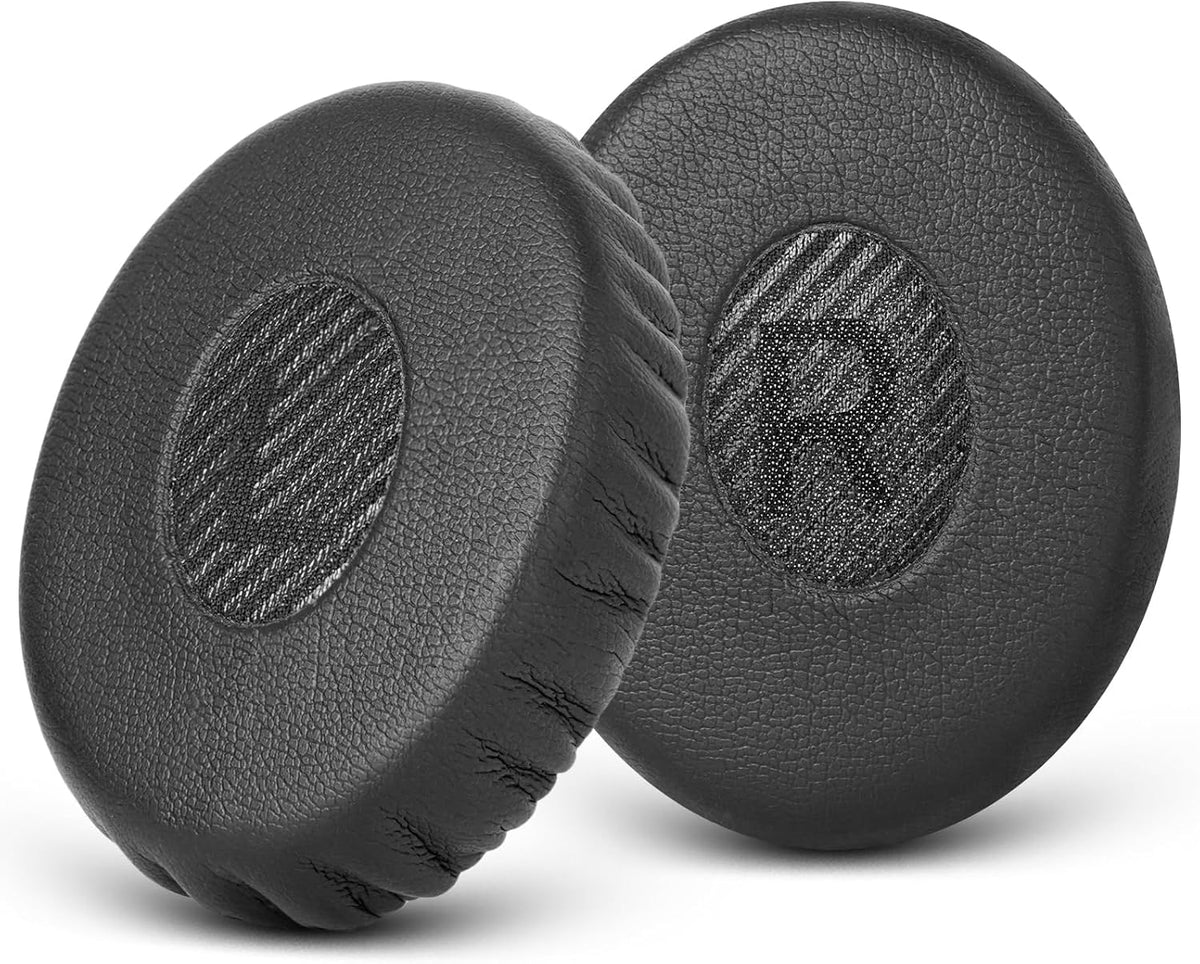 Ear Pads Replacement for Bose On-Ear 2 Headphones, GVOEARS Ear Cushion Pad for Bose OE2 / OE2i / SoundTrue/SoundLink OE Wireless Headphones, Durable & Longer Lasting (Black Pad)