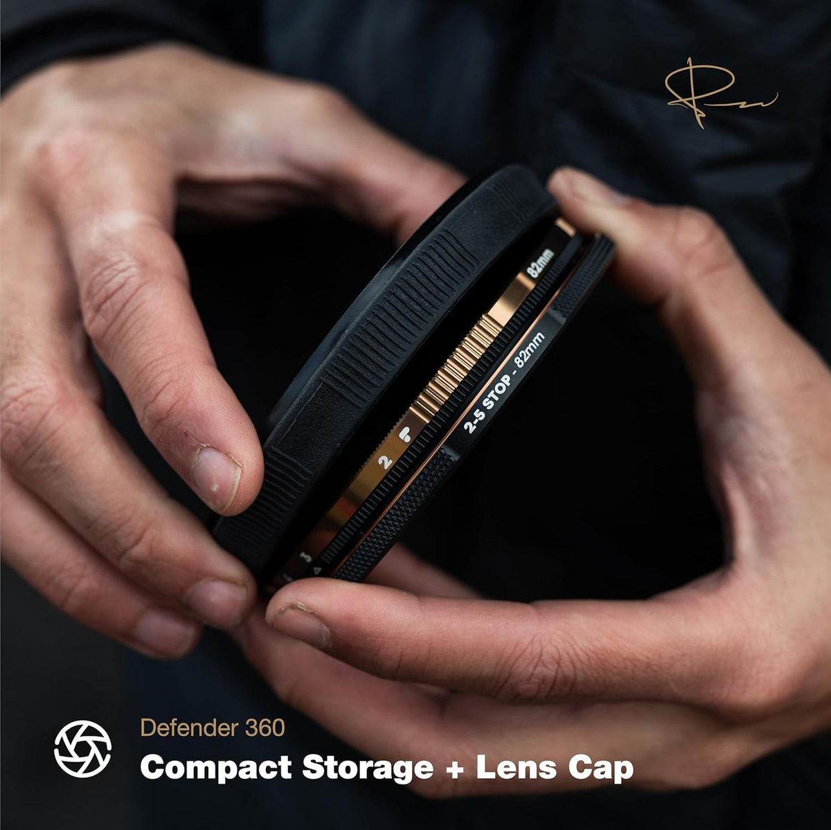 PolarPro 95mm Peter McKinnon VND Camera Filter - 2-5 Stop Variable Neutral Density Lens Filter for DSLR/Mirrorless Professional Video – PMVND Signature Edition II for Cinematic Shutter Speed Control